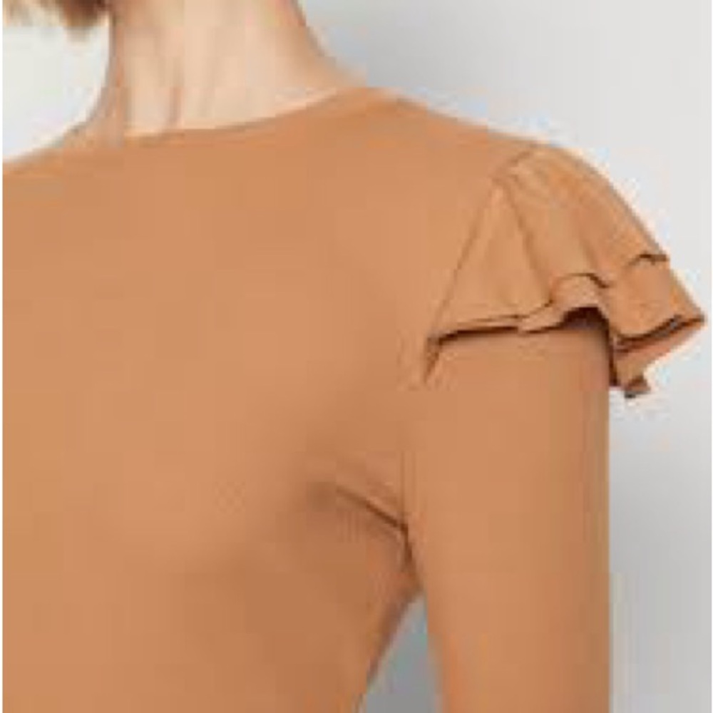 Gap Factory ribbed ruffle t-shirt - NWT